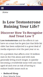 Mobile Screenshot of lowtestosteroneexpert.com